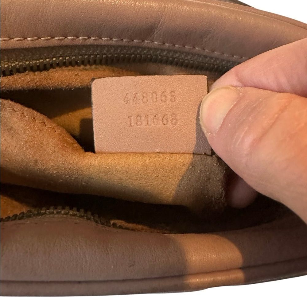 Gucci Tan Crossbody Bag with Gold Accents - Picture 12 of 14